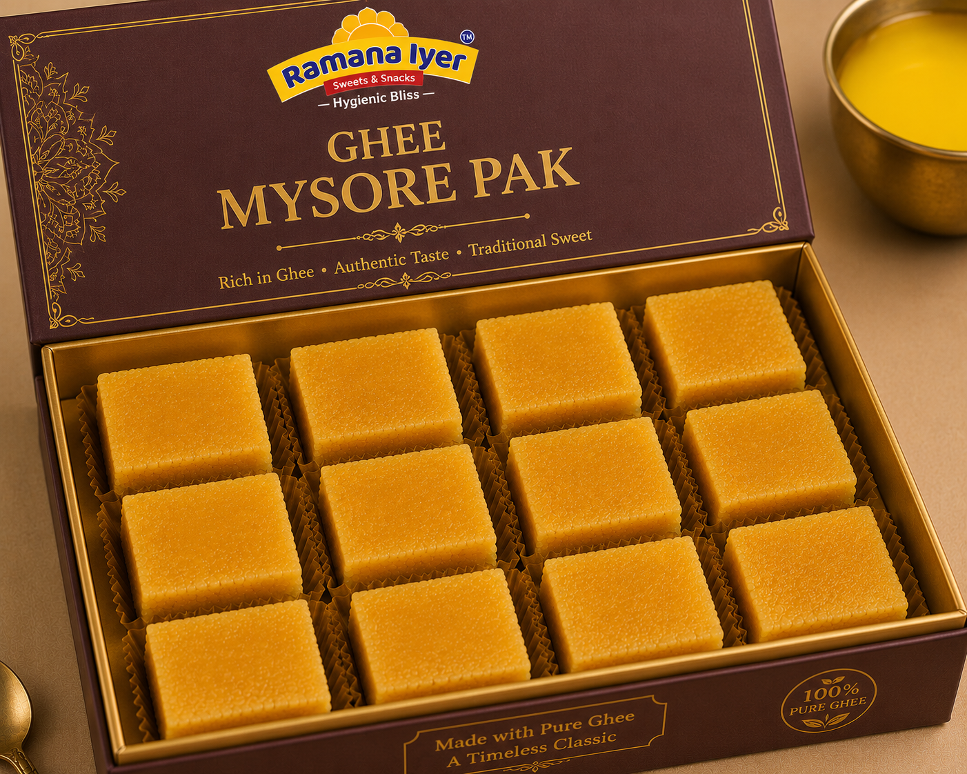 Ghee Mysourpak Box