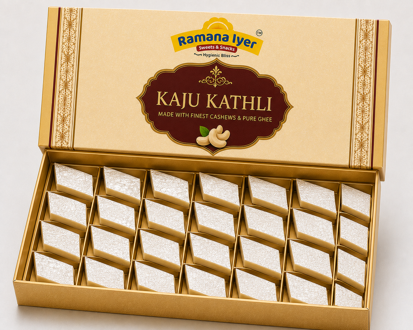 Kaju Kathli Box