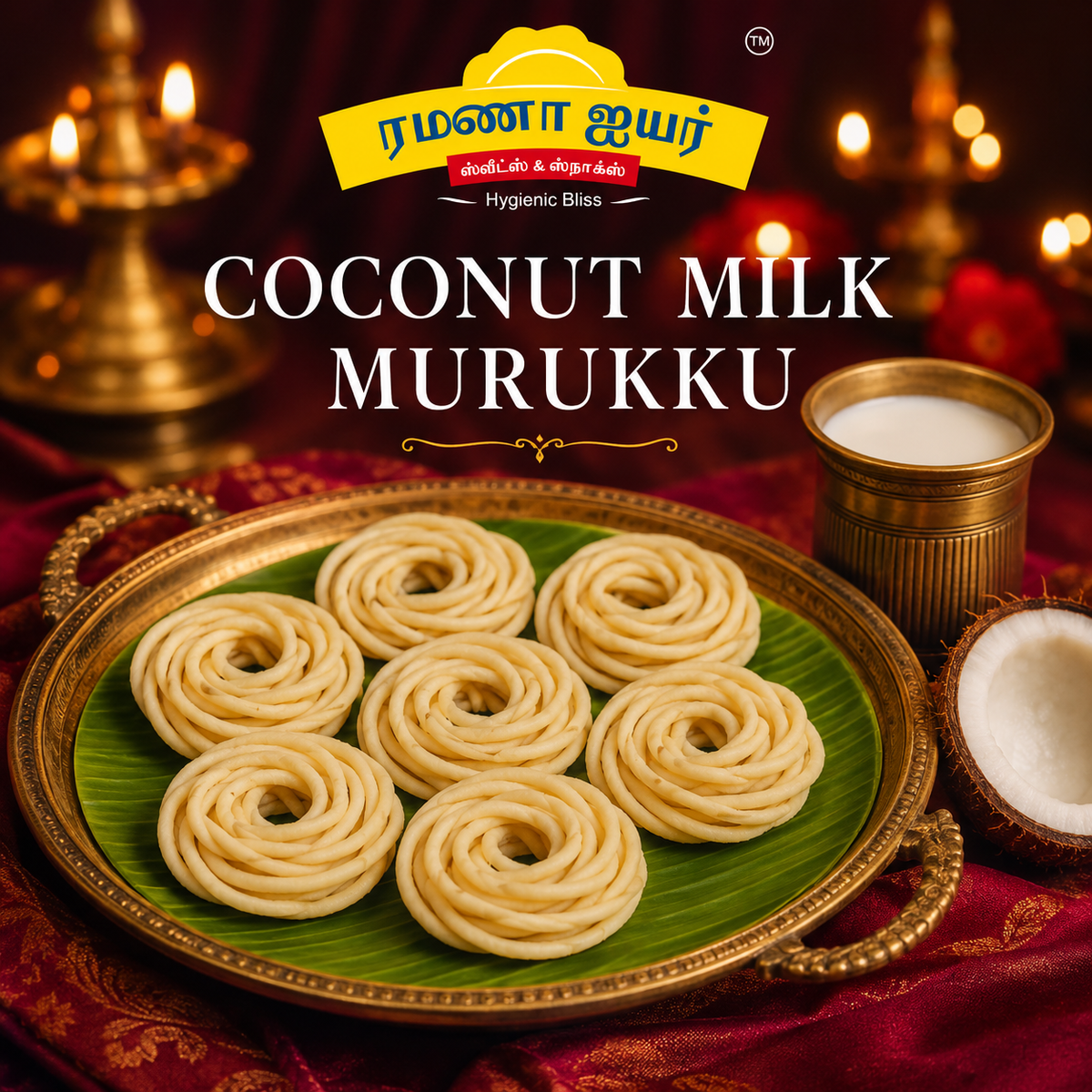 Thengaipal Murukku
