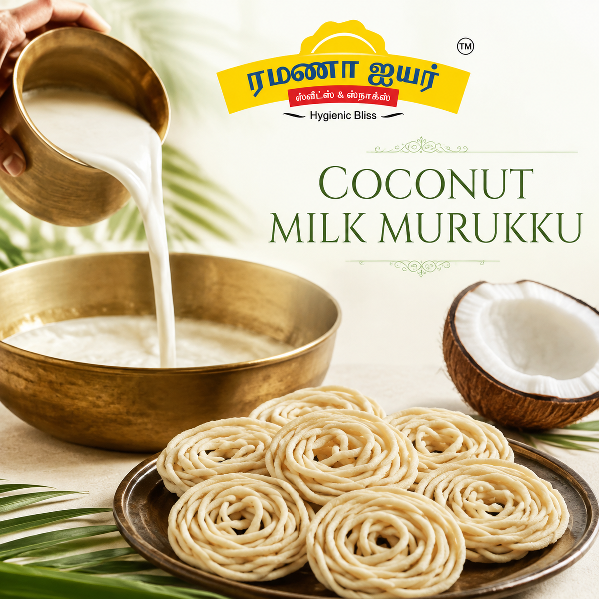 Thengaipal Murukku